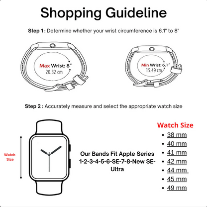 Apple Watch Deep Purple Leather Strap - Detroit