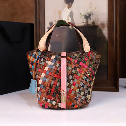 Versatile Minimalist Crossbody Bag Made Of Genuine Leather For Women