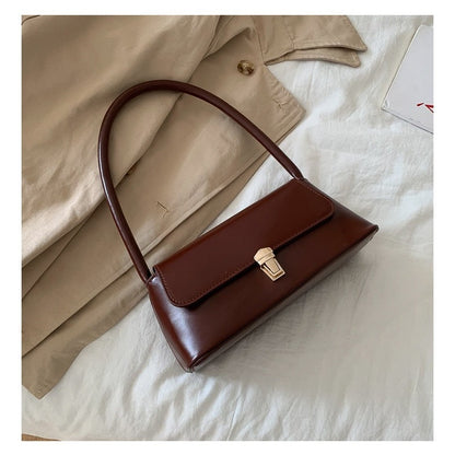 PU Leather Underarm Handbag