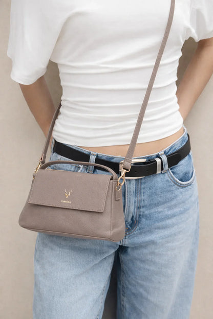 Carrera Arvelia Women’s Leather Bag – Floater Leather Shoulder &amp; Top Handle Bag for Everyday Elegance | Minimal &amp; Handcrafted