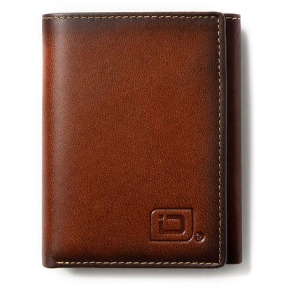 Mens RFID Wallet - Extra Capacity Trifold 7 slot with ID Window
