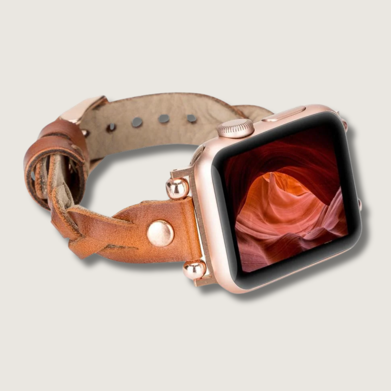 Apple Watch Braided Band - Brown - Chico