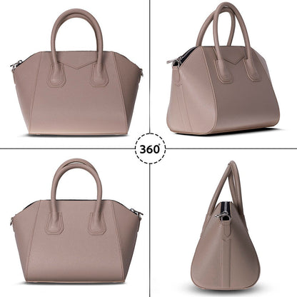 Lorenza Medium Women’s Leather Bag – Genuine Leather Handbag for Everyday Elegance | Minimal &amp; Handcrafted