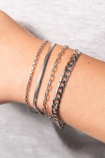 Everyday Box Link Chain Bracelet