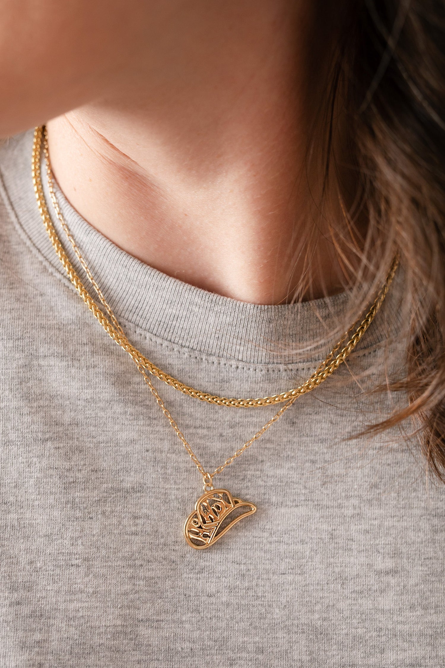 Wheat Chain Charm &amp; Layering Necklace