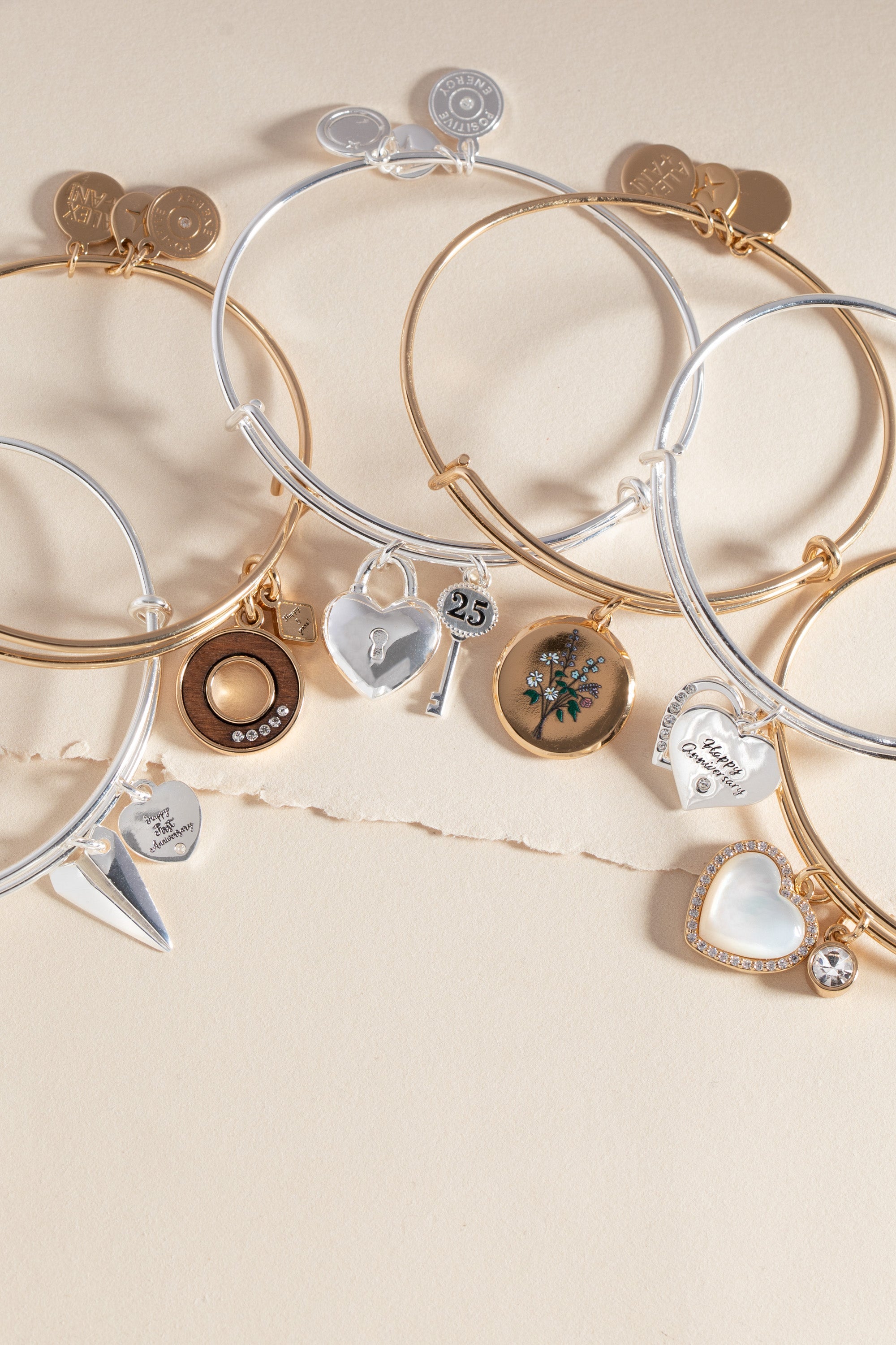 Anniversary Heart Bangle