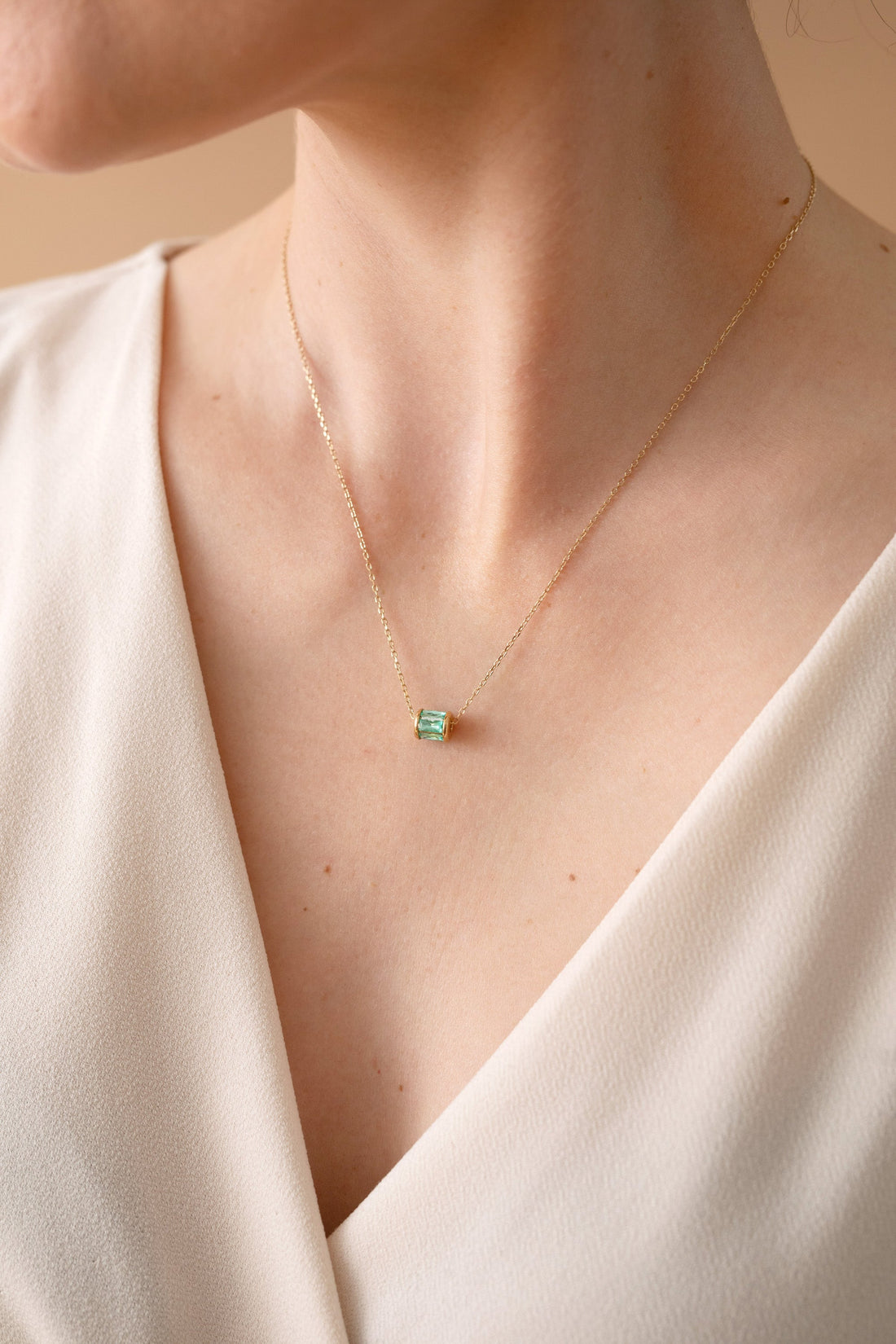 December Birthstone Precious Pendant Necklace