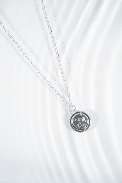 Scorpio Zodiac Precious Necklace