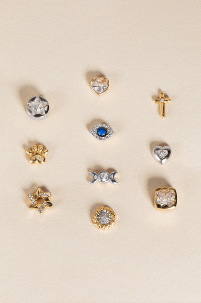 Crystal Paw Mini Stud Earrings