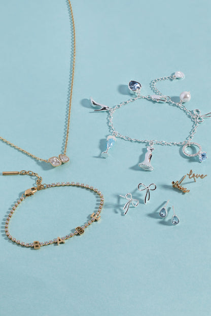 Bow &amp; Teardrop Stud Earring Set