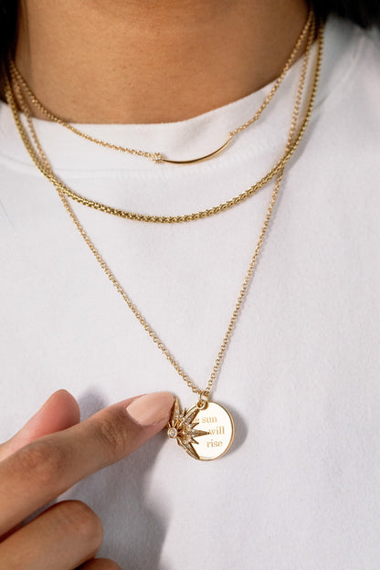 Wheat Chain Charm &amp; Layering Necklace