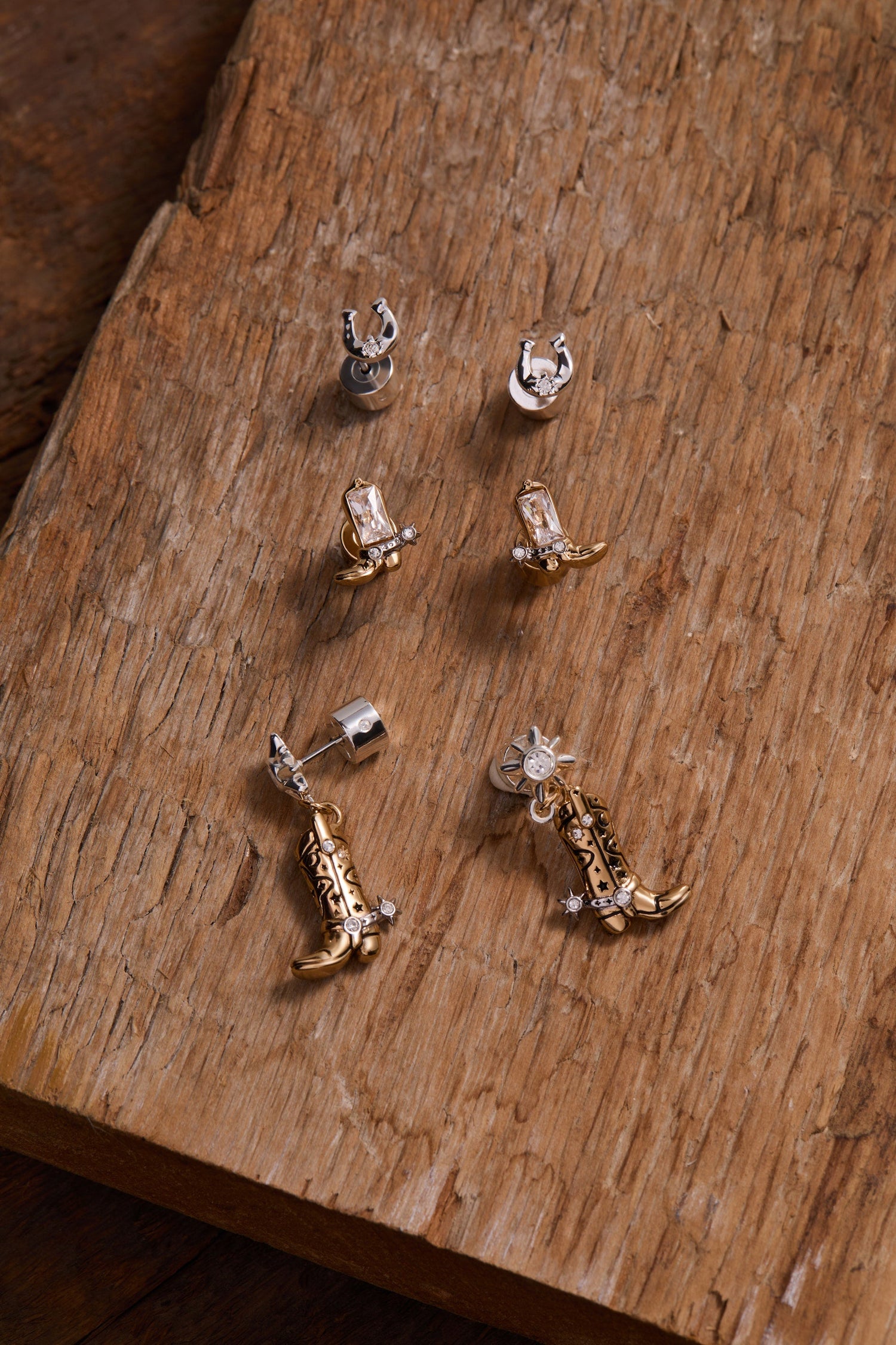 Cosmic Cowgirl Earring Stud Set of 2