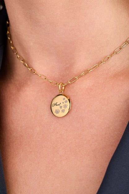Paperclip Charm &amp; Layering Necklace