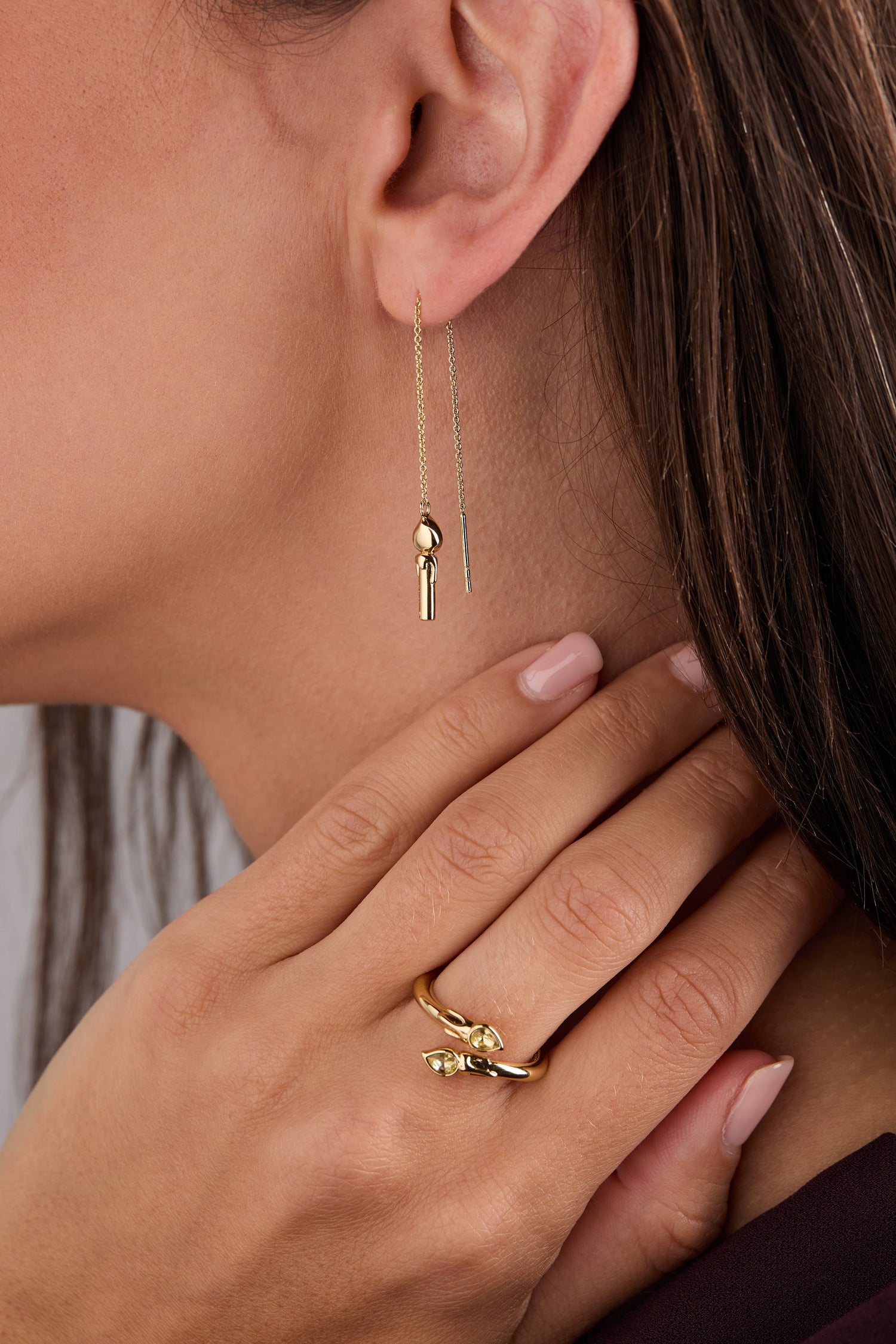 Harry Potter™ Great Hall Candle Threader Earrings