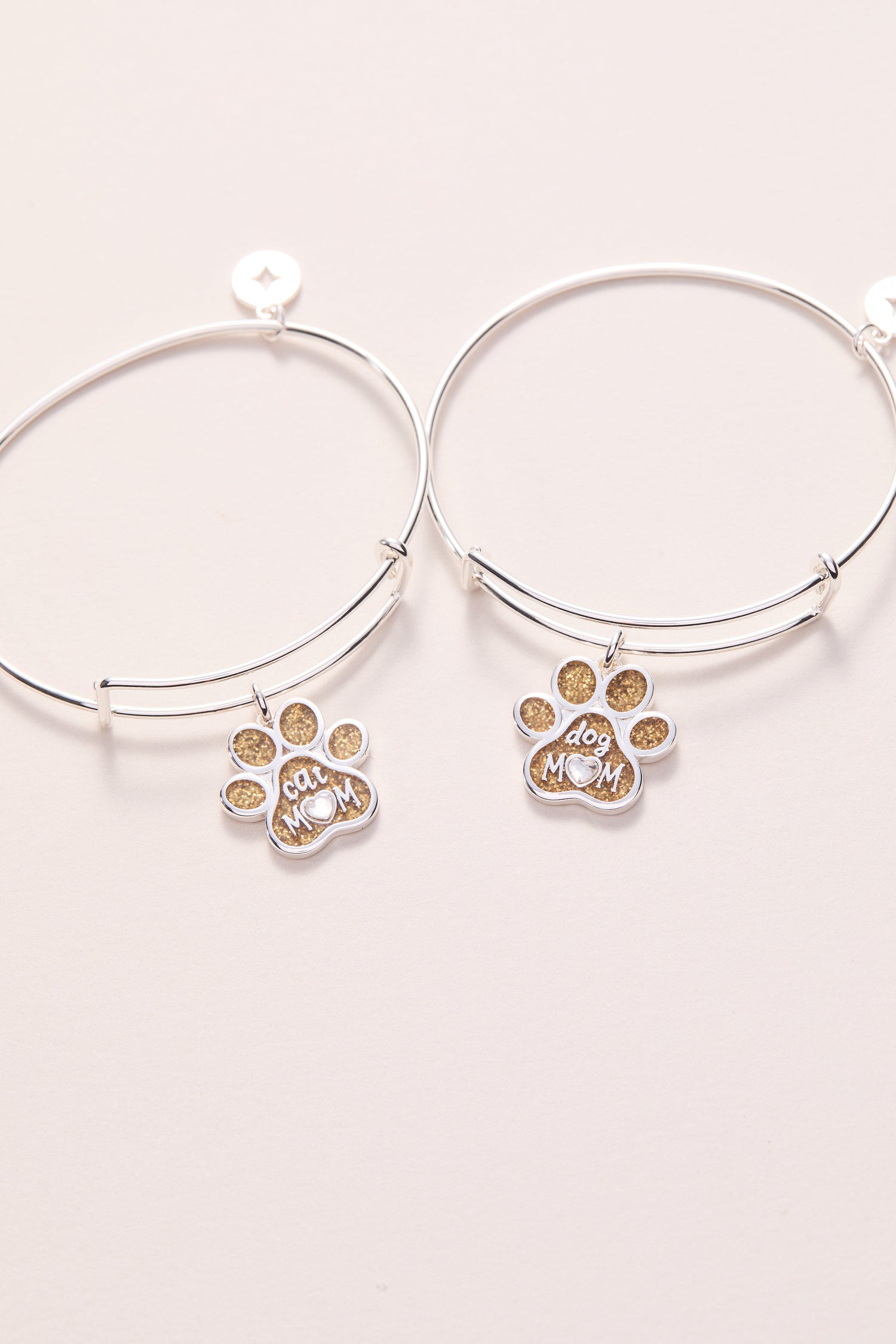 Dog Mom Charm Bangle