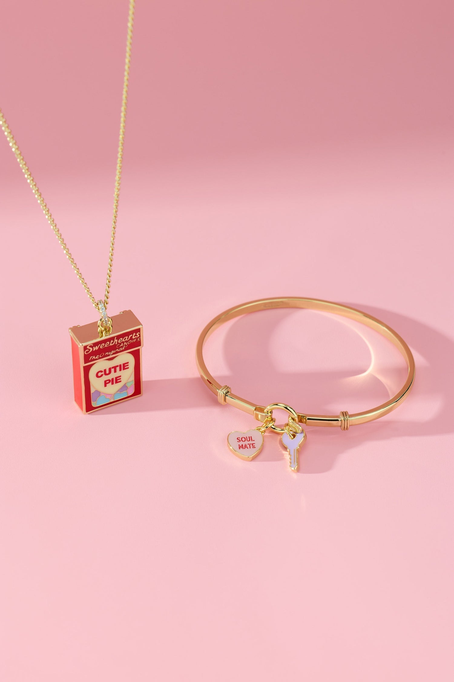 Sweethearts® ‘Soul Mate’ Heart &amp; Key Tension Bangle