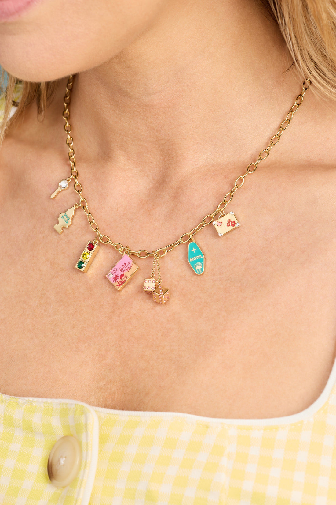 Road Trip Multi-Charm Necklace