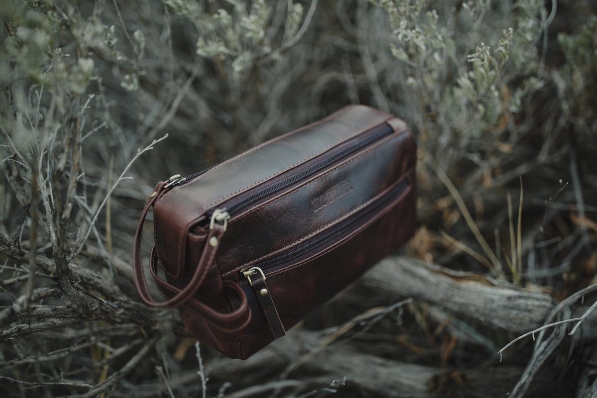 Leather Toiletry Bag