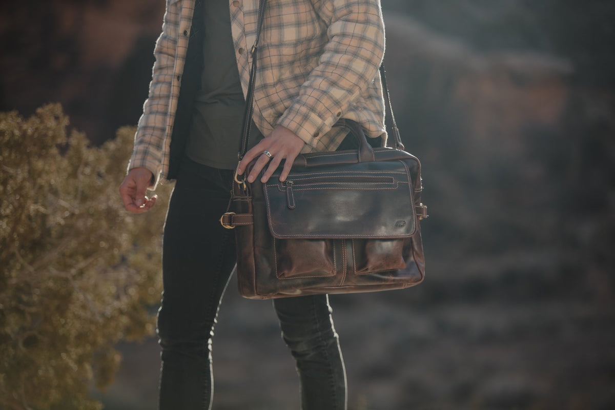 Buffalo Leather Pilot Bag