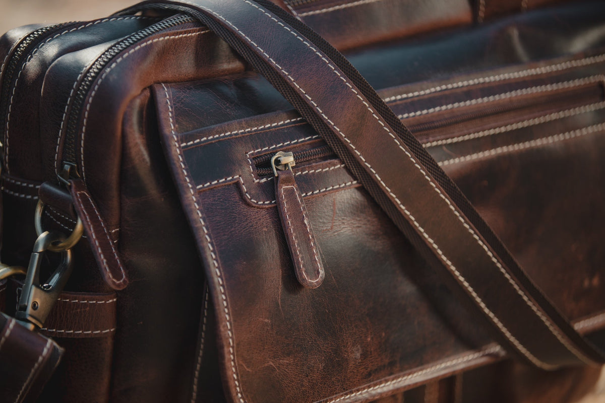 Buffalo Leather Pilot Bag