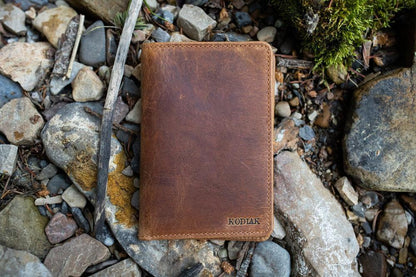 Buffalo Leather Passport Wallet