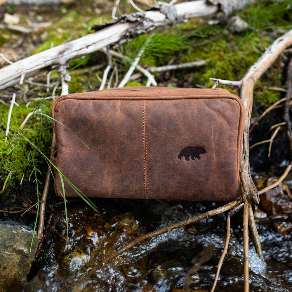 Buffalo Leather Dopp - LG