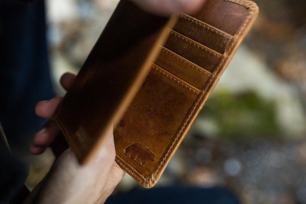 Buffalo Leather Passport Wallet