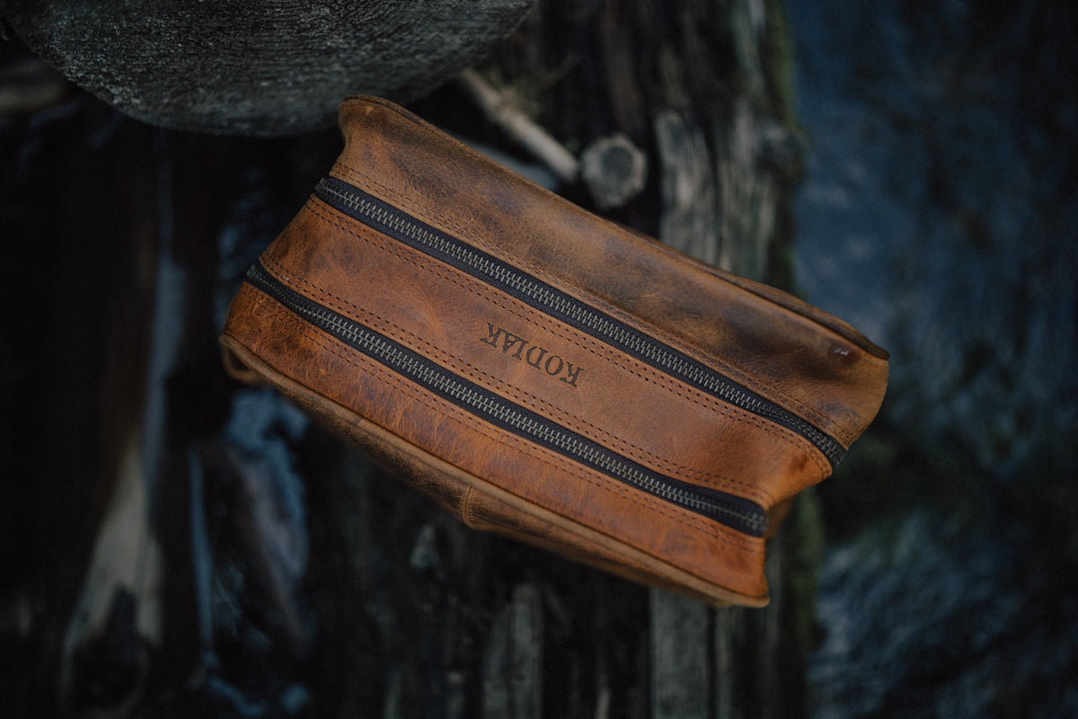 Buffalo Leather Dopp - LG