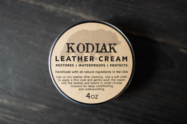 Kodiak Leather Cream - 4 oz. Tin