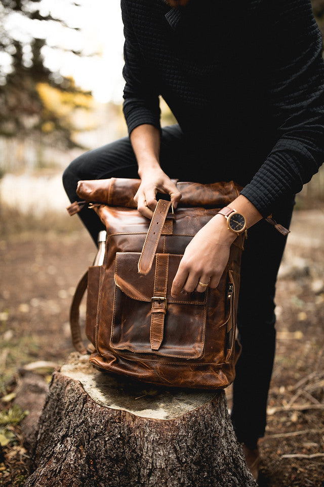 Kobuk Leather Backpack