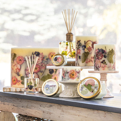 Petite Botanical Candle - Blushing Rosewood