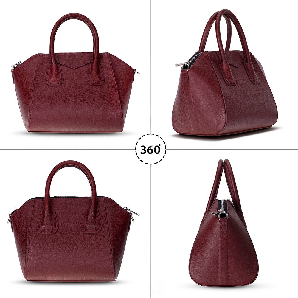 Lorenza Medium Women’s Leather Bag – Genuine Leather Handbag for Everyday Elegance | Minimal &amp; Handcrafted