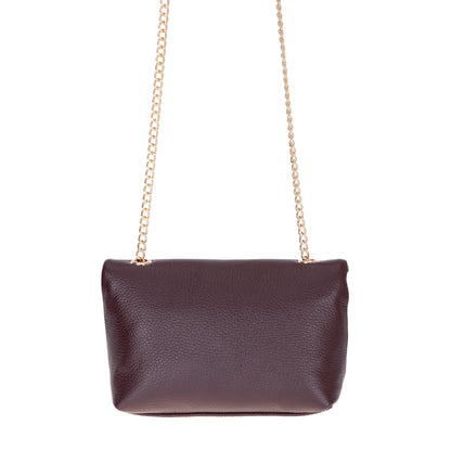 Carrera Lunera Women’s Leather Bag – Floater Leather Women’s Shoulder &amp; Crossbody Bag with Chain Strap for Everyday Elegance | Minimal &amp; Handcrafted