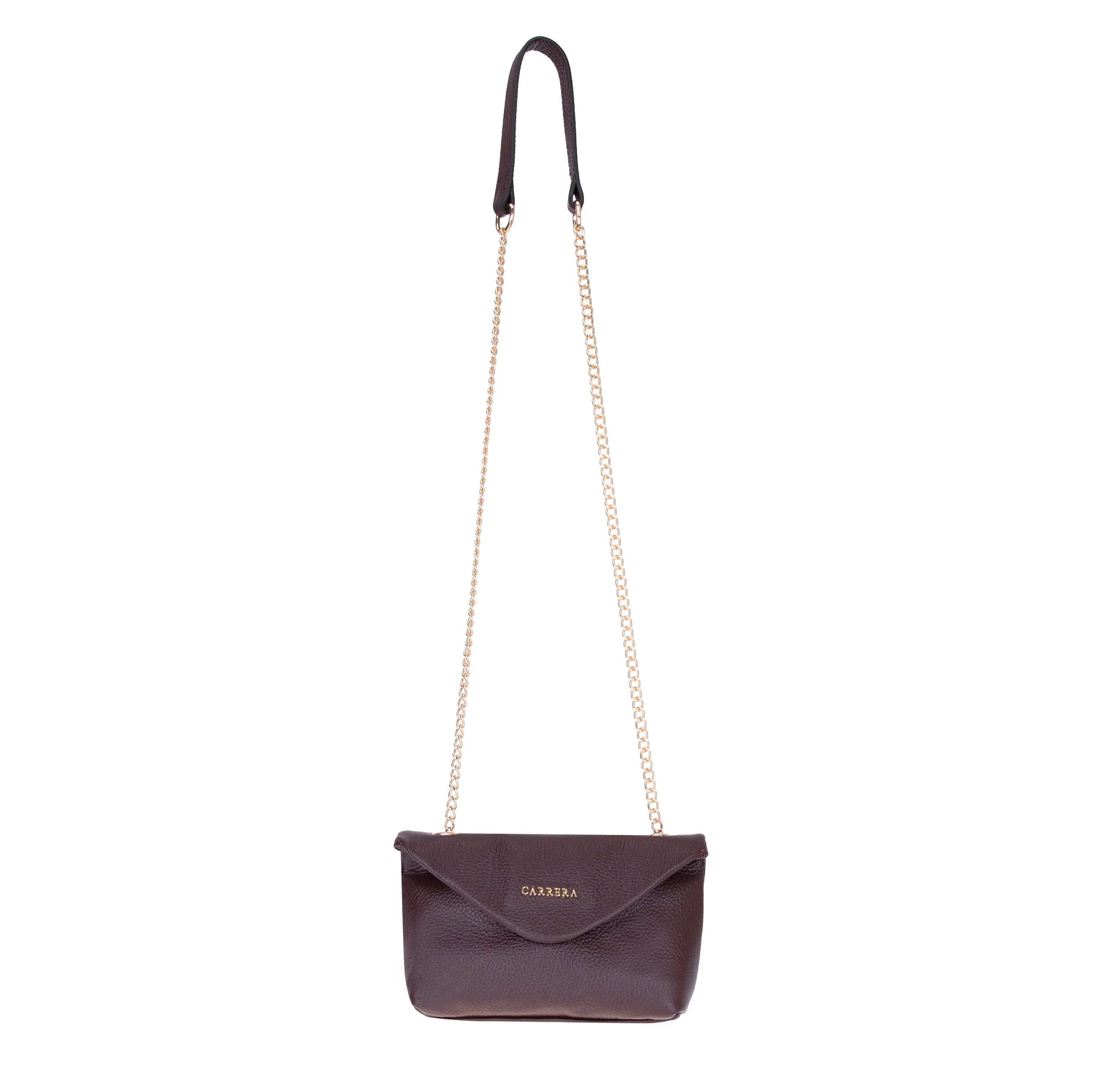 Carrera Lunera Women’s Leather Bag – Floater Leather Women’s Shoulder &amp; Crossbody Bag with Chain Strap for Everyday Elegance | Minimal &amp; Handcrafted
