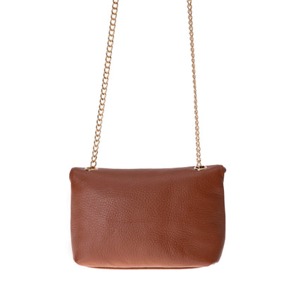 Carrera Lunera Women’s Leather Bag – Floater Leather Women’s Shoulder &amp; Crossbody Bag with Chain Strap for Everyday Elegance | Minimal &amp; Handcrafted