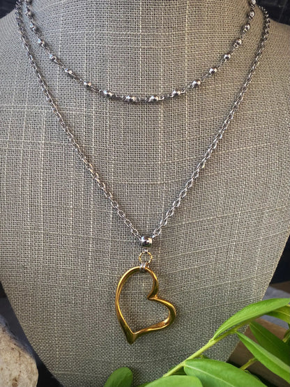 WHIMSICAL HEART NECKLACE