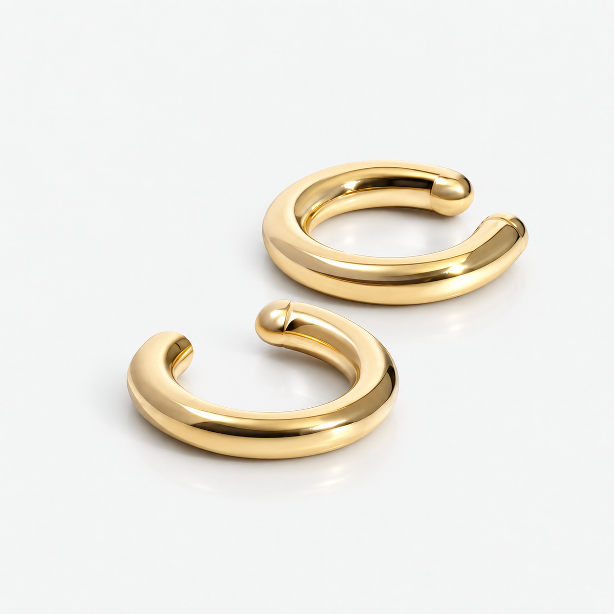 Anne Geometric Gold Ear Cuff Gold