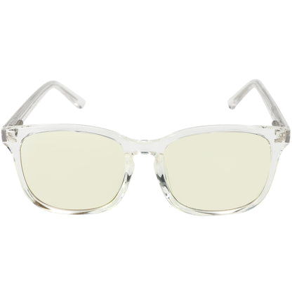 DaytimeMax Wayfarer Blue Light Computer Glasses - Crystal