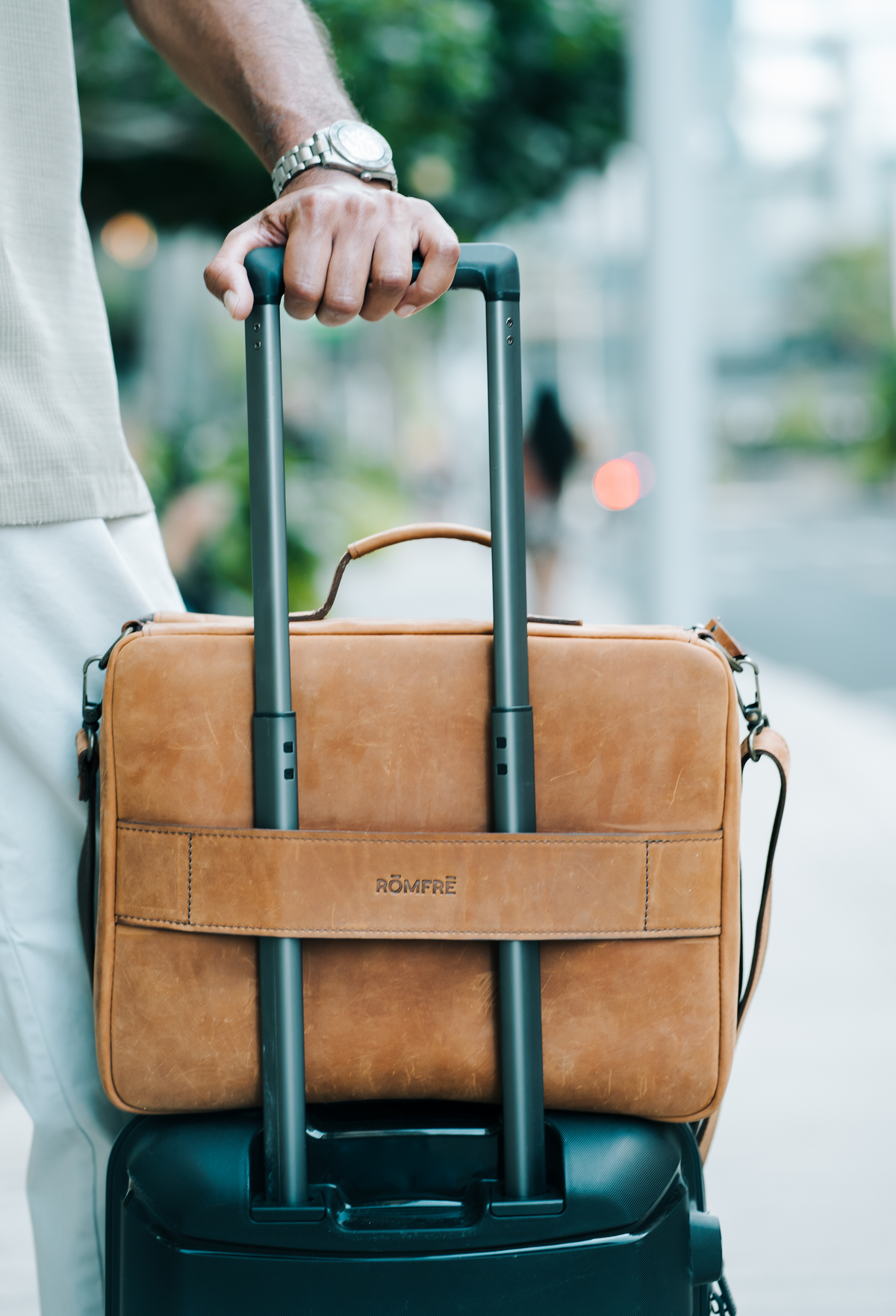 Leather CPAP Travel Bag