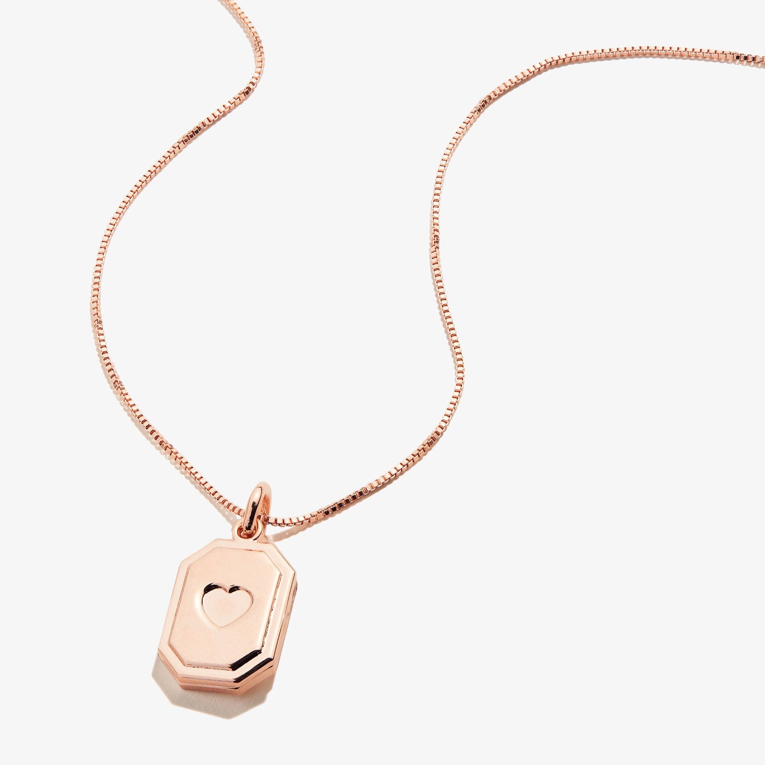 Slider Tag Heart Charm Necklace, 21&