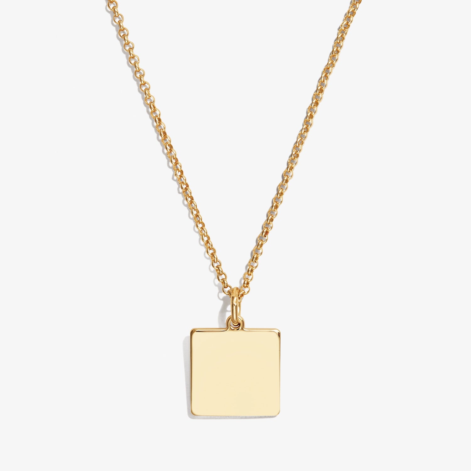 Square Charm Necklace, 21&
