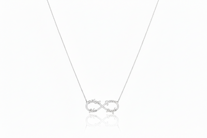 Infinity Name Necklace by SilverGoldandRose