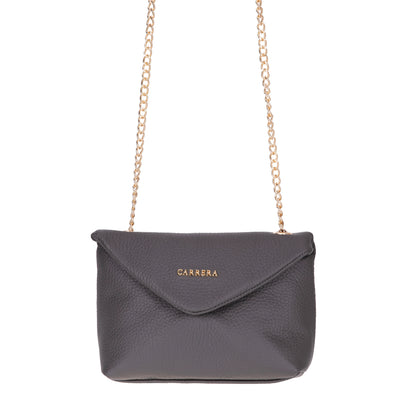 Carrera Lunera Women’s Leather Bag – Floater Leather Women’s Shoulder &amp; Crossbody Bag with Chain Strap for Everyday Elegance | Minimal &amp; Handcrafted