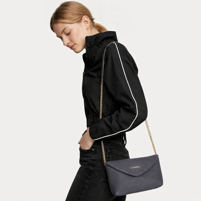 Carrera Lunera Women’s Leather Bag – Floater Leather Women’s Shoulder &amp; Crossbody Bag with Chain Strap for Everyday Elegance | Minimal &amp; Handcrafted