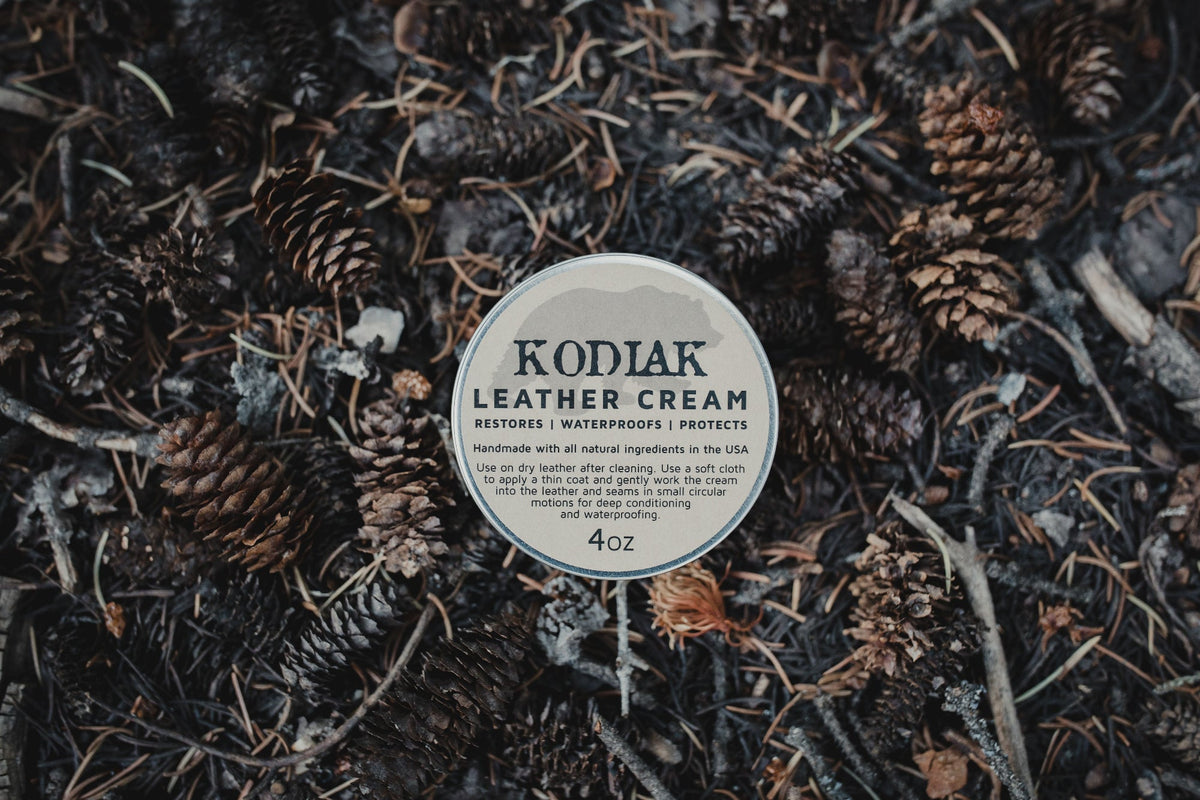 Kodiak Leather Cream - 4 oz. Tin