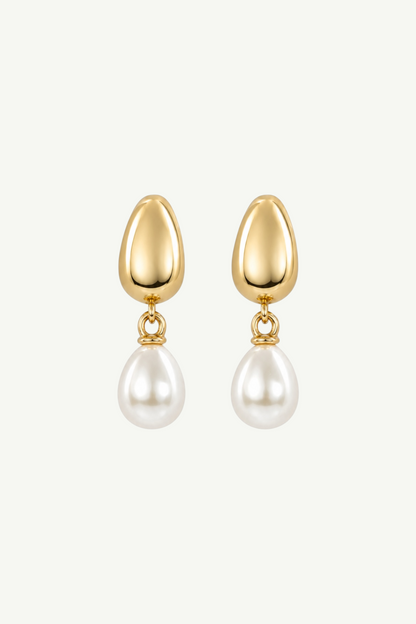 Orb Pearl Drop Earrings