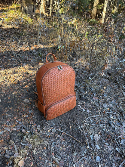 Large Woven Backpack