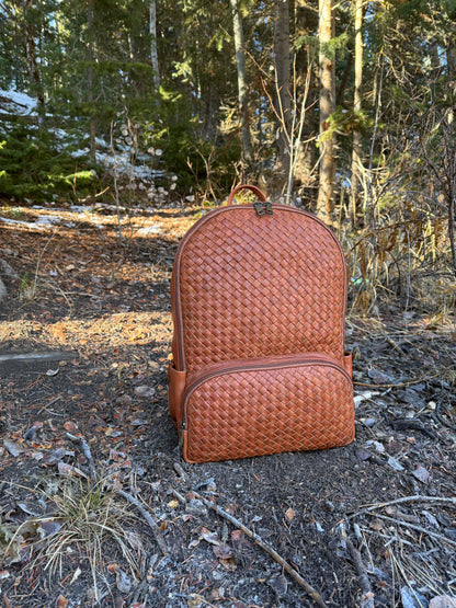 Large Woven Backpack