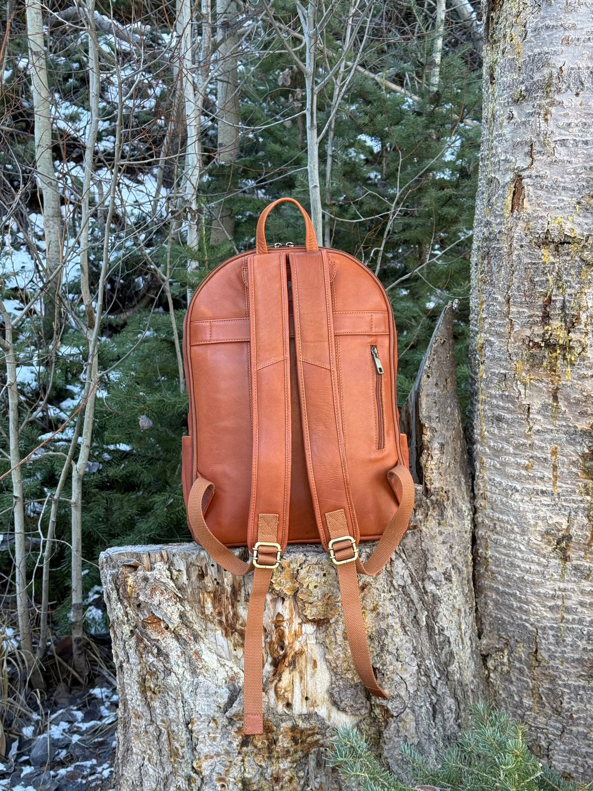Large Woven Backpack