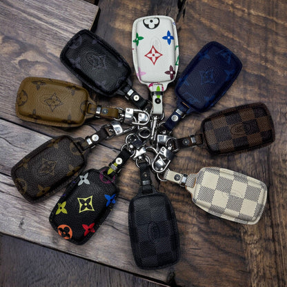 Upcycled LV Key Fob Case for Land Rover – Handmade &amp; Unique